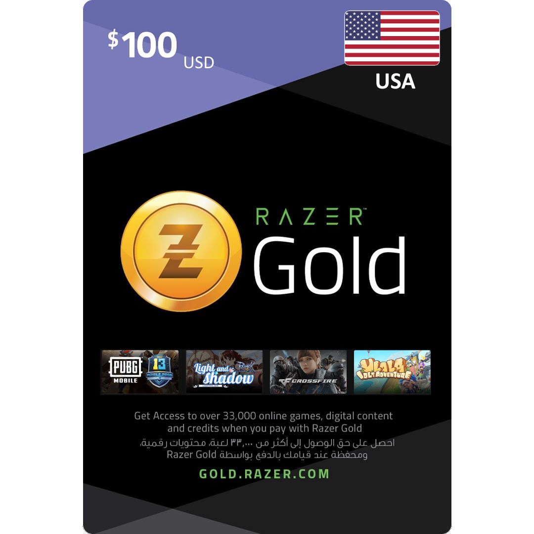 RAZER GOLD 100 RAZER GOLD 100